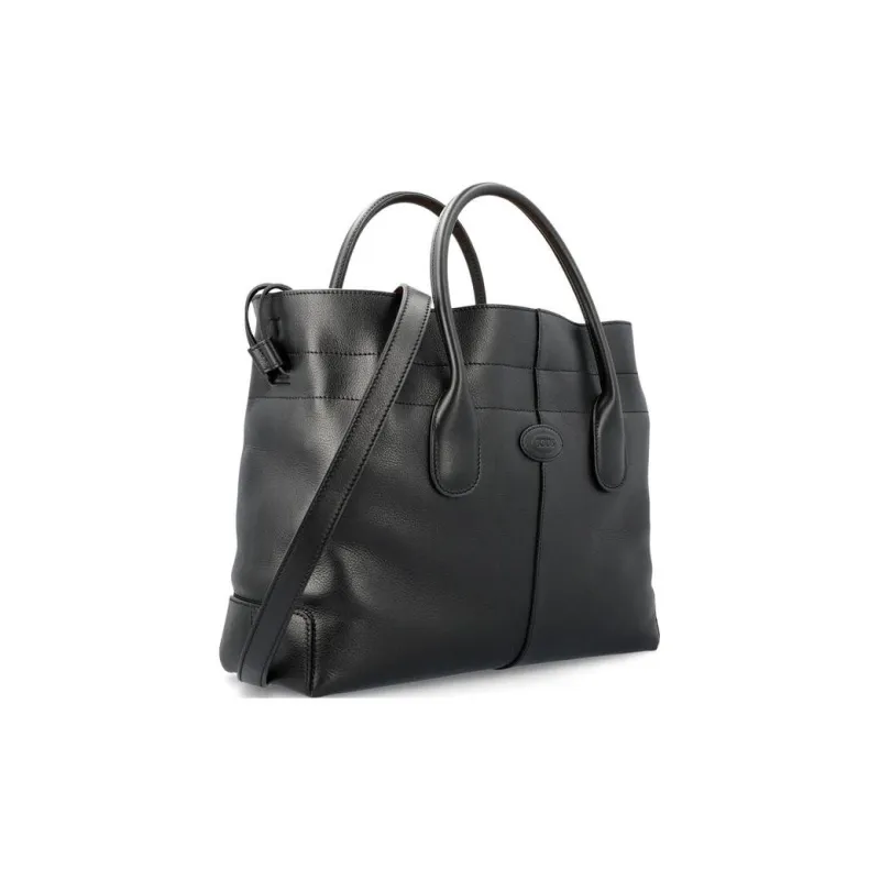 TOD'S Di Logo Patch Drawstring Tote Bag-3