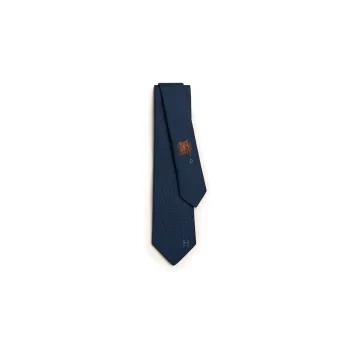 HERMES Ties Unisex Dark Blue