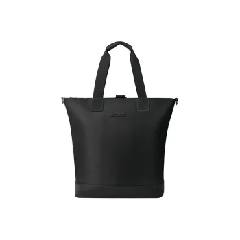SUBURBIA Nylon Fabric One Shoulder Handbag Large Size Unisex Black