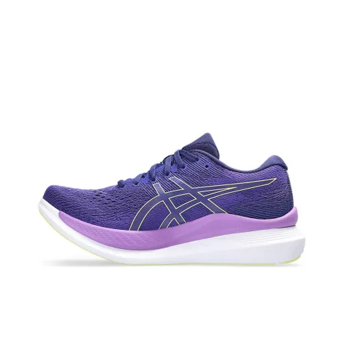 Asics Glideride 3 Running Shoes Women's Low-Top Dark Blue/Eggplant Purple