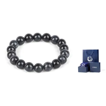 Yi Zhen Ge Bean Type Jadeite Bracelets Unisex