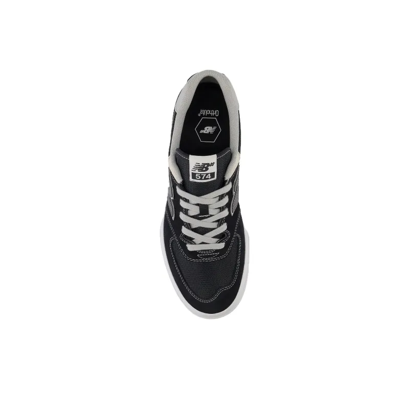 New Balance Numeric 574 Shoes 'Black White'-3