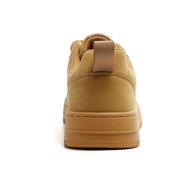 K bird Waterproof And Lightweight Low Top Skateboard Shoes Men's Wheat-3