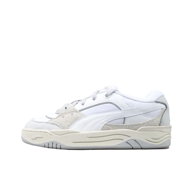 Puma 180 Leather White Cool Light Grey-0