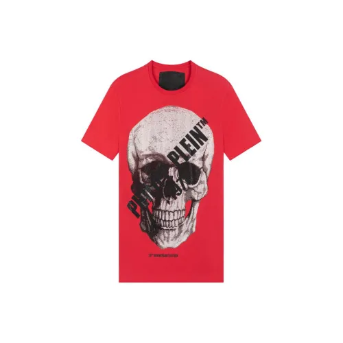 PHILIPP PLEIN T-Shirts Men Red