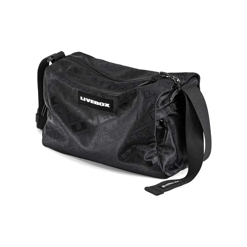 LIVEBOX EN DIRECT Nylon Fabric Gym Bag Shoulder Bag Crossbody Bag Medium Size Men's Multicolor-1
