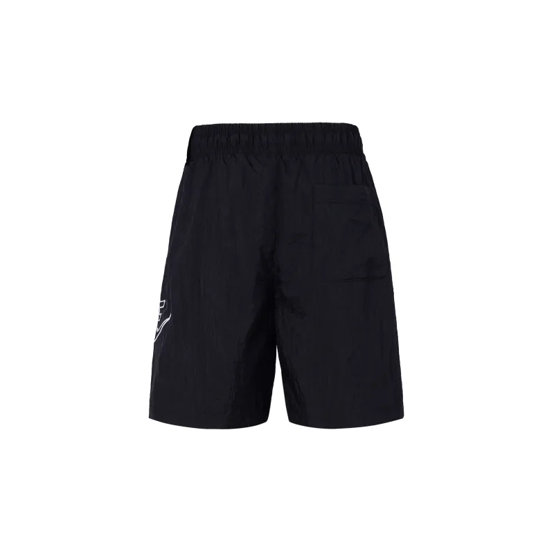 Nike Men Embroidered Casual Shorts Black-1