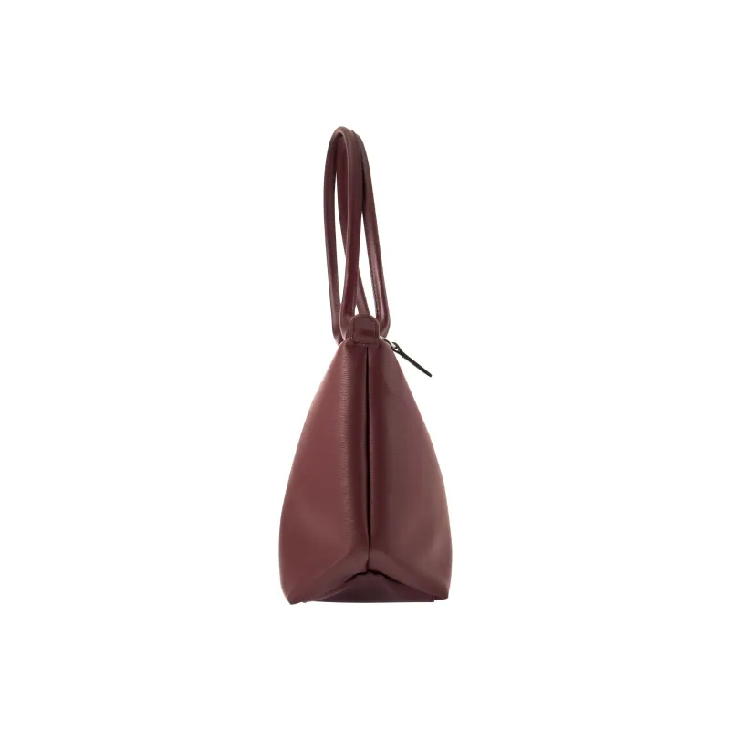 LONGCHAMP Le Pliage City Coated Canvas With Leather Dumpling Bag Handbag Shoulder Bag Women's Dark Purple-2