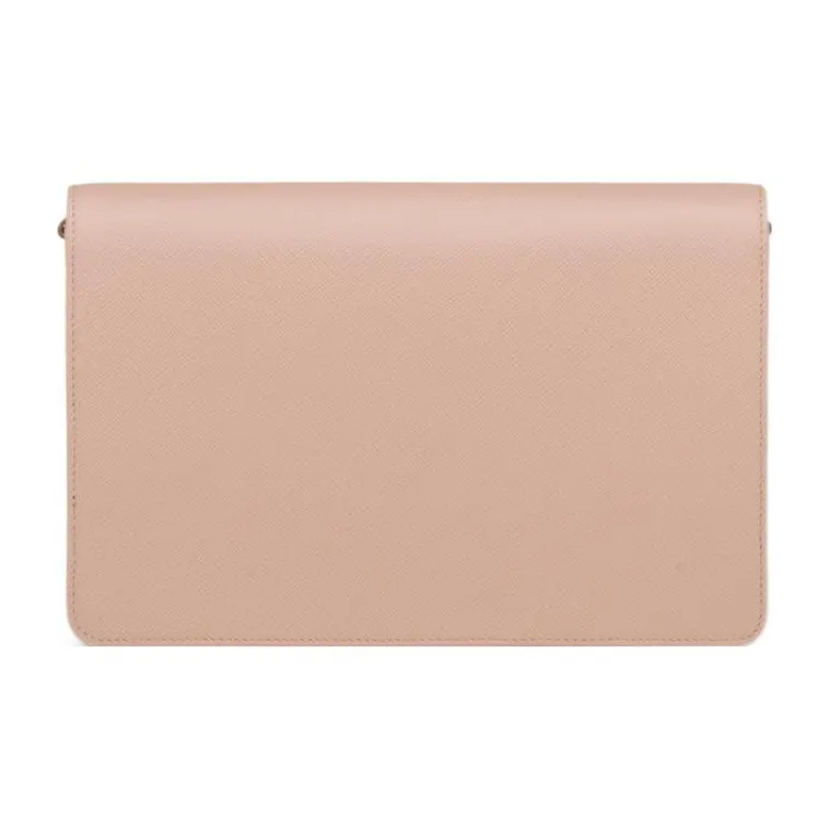 PRADA Saffiano Leather Handbag Shoulder Bag Crossbody Bag Mini Women's Pink-2