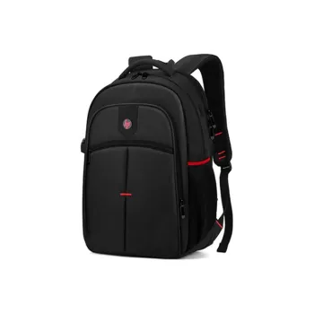 HP HUIPU Oxford Backpack, Mountaineering Bag, Commuter Bag, Laptop Bag Unisex Black