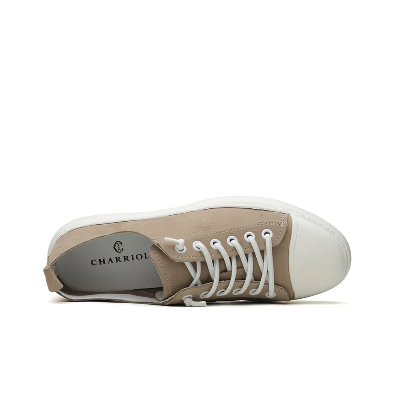 CHARRIOL Low-Top Skateboard Shoes Men's Light Gray-3