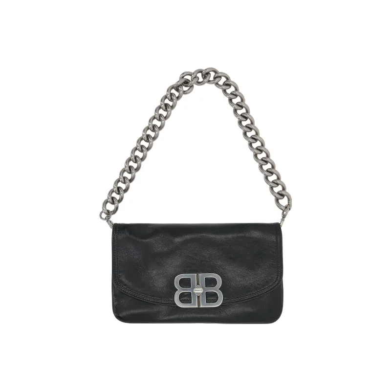 Balenciaga Flap Bb Soft Medium Shoulder Bag-0