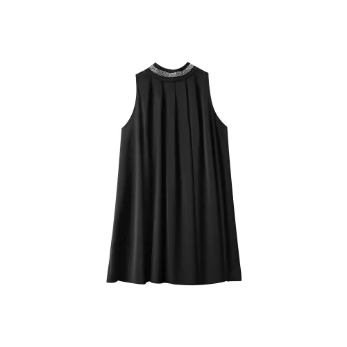 Adeworn Sleeveless Dresses Women's Black