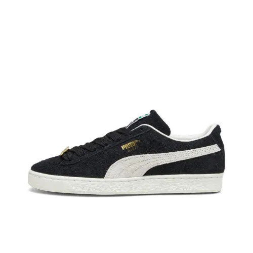 PUMA Suede Skateboard Shoes Unisex Low-Top Black/Gold