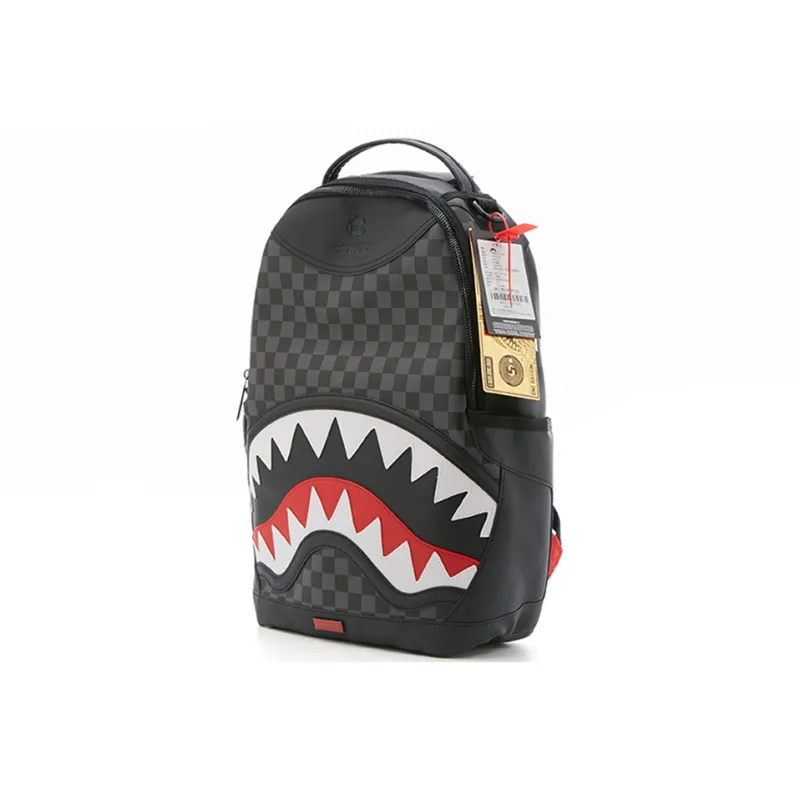 SPRAYGROUND PVC Backpack Large Size Unisex Black-3