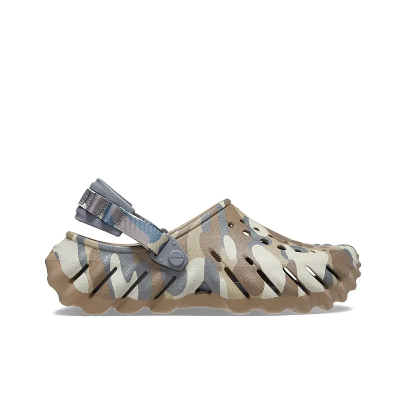 Crocs Echo Redux Clog Camo Charcoal Green-1