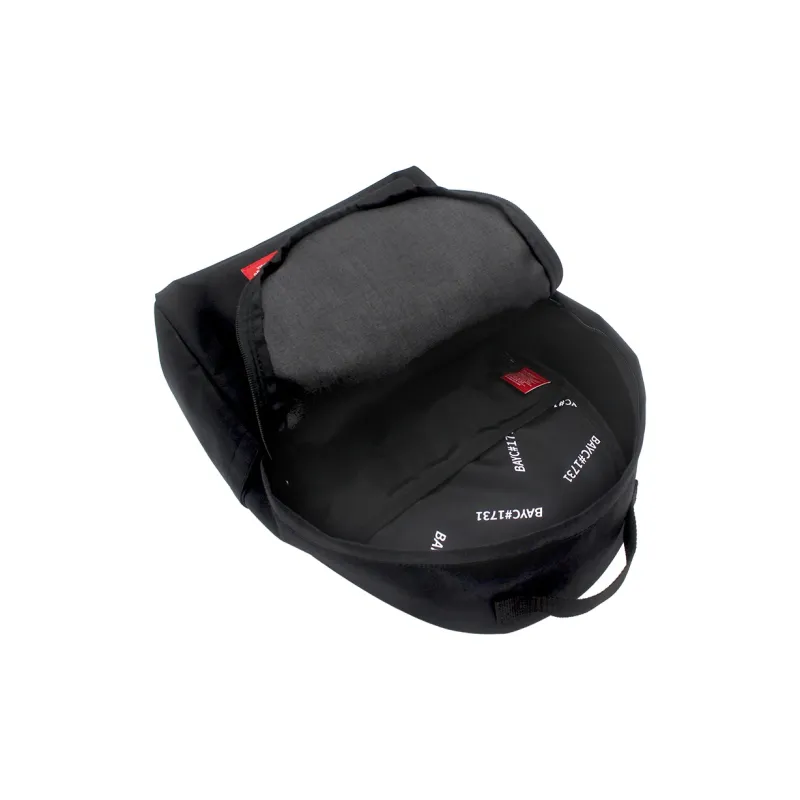 Manhattan Portage Cudu Fabric Backpack Medium Size Unisex Black-4