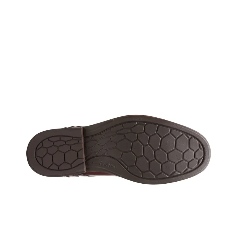 clarks Un Hugh Lace Leather Derby Shoes-4