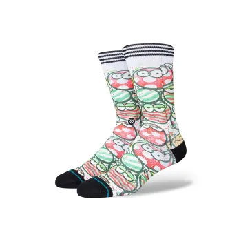 Stance x KEVIN LYONS Mid Calf Socks Unisex 1 Pack Ivory White