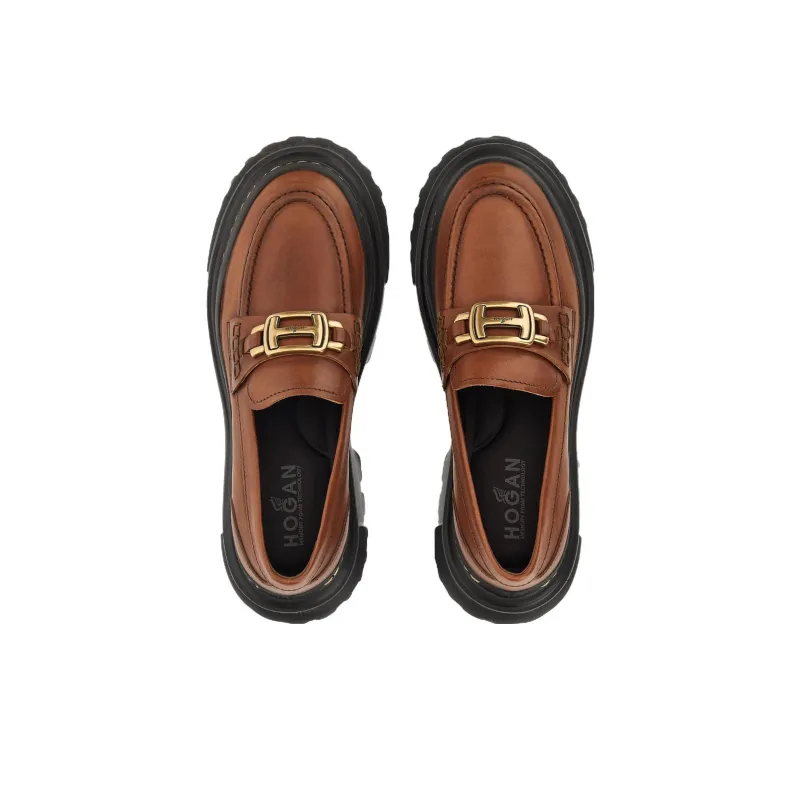 HOGAN H619 Slip On Loafers Women's-2