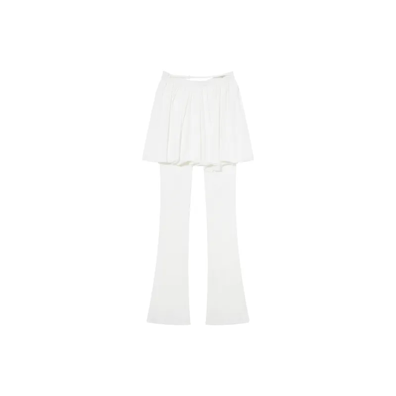 RUNTOTHEFUTURE Casual Pants Women's Milk White-1