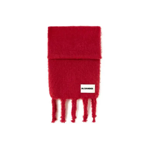 JIL SANDER Knit Scarves Women's Red