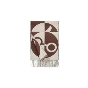 HERMES Cashmere Knit Scarves Women's
