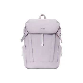 MR.ACE HOMME Polyester Laptop Backpack Regular Unisex Light Purple Gray