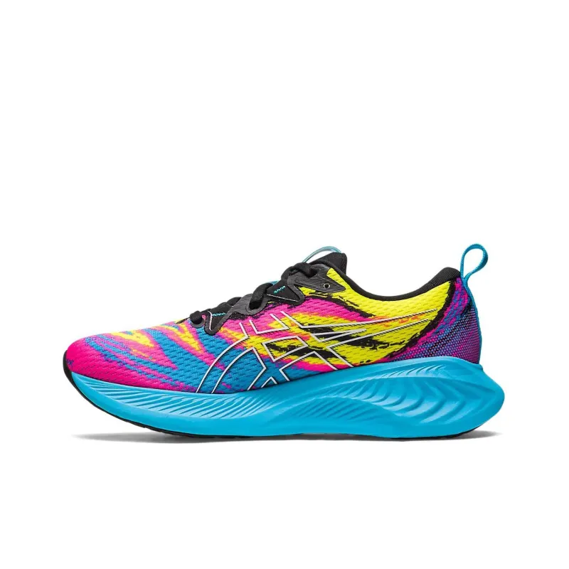 Asics Gel Cumulus 25 Aquarium Pink Vibrant Yellow Women's-0