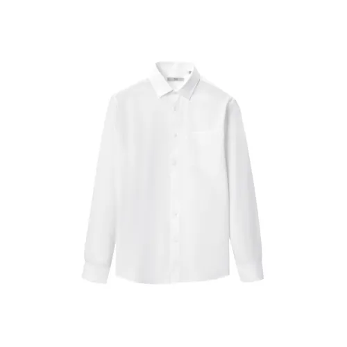 HLA Shirts Men Bleached White Twill 40