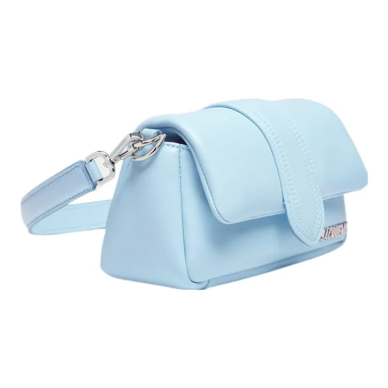 Jacquemus Lambskin Shoulder Bag Regular Women's Light Blue-1