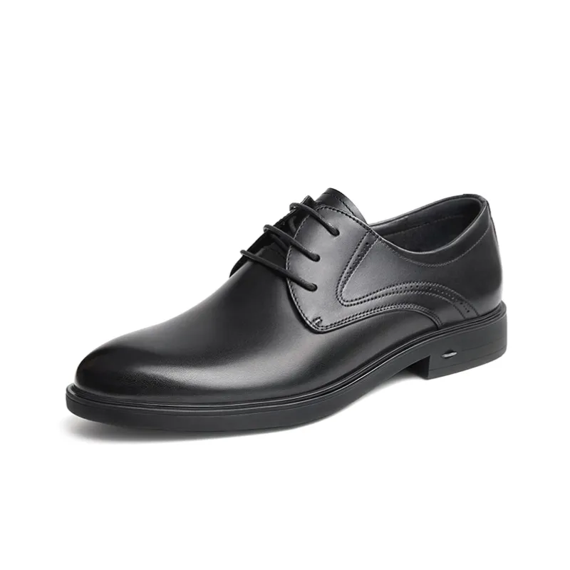 CAMEL Dress Shoes Men Low Top Black/Brown-2