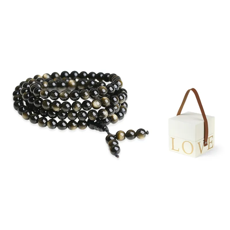 MISS TOOYA Obsidian Bracelets Unisex-5