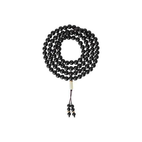 Qing Yi Individual Trendy Chinoiserie Multi-Wrap 108 Pcs Buddhist Bead Beaded Bracelet Unisex