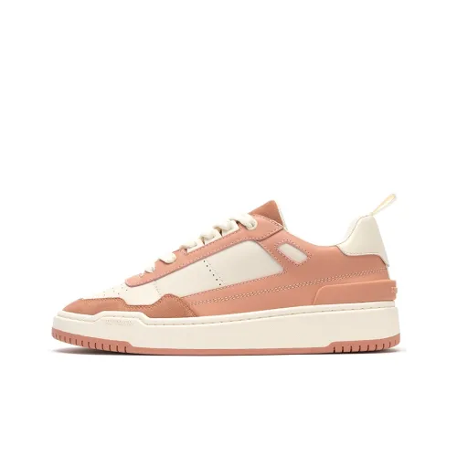 FOOT INDUSTRY Skateboard Shoes Unisex Low-Top Off White Pink