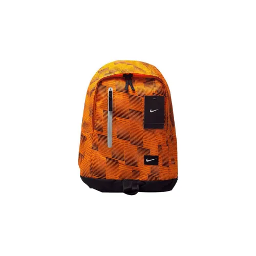 Nike Polyester Backpack Regular Unisex Orange
