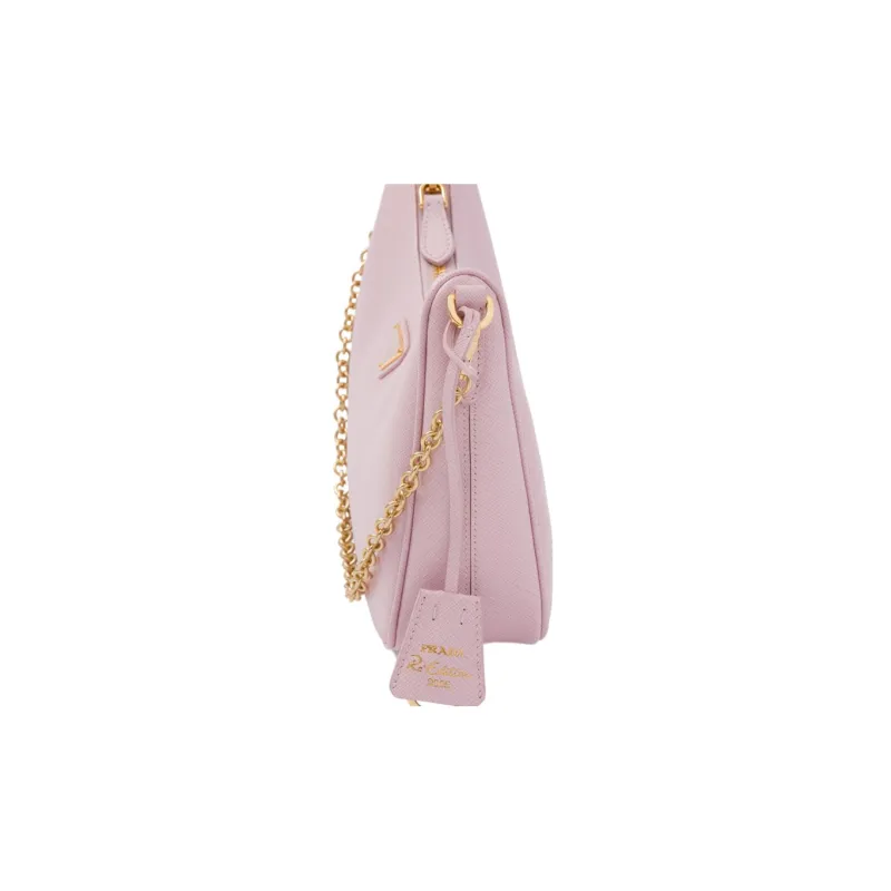 PRADA Re-Edition Saffiano Leather 3-in-1 Crossbody Bag Shoulder Bag Regular Women's Pink-5
