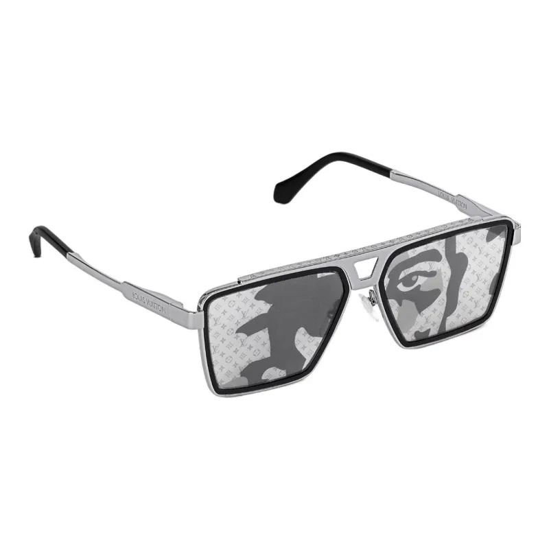 LOUIS VUITTON 1.1 Evidence Metal Square Sunglasses-0