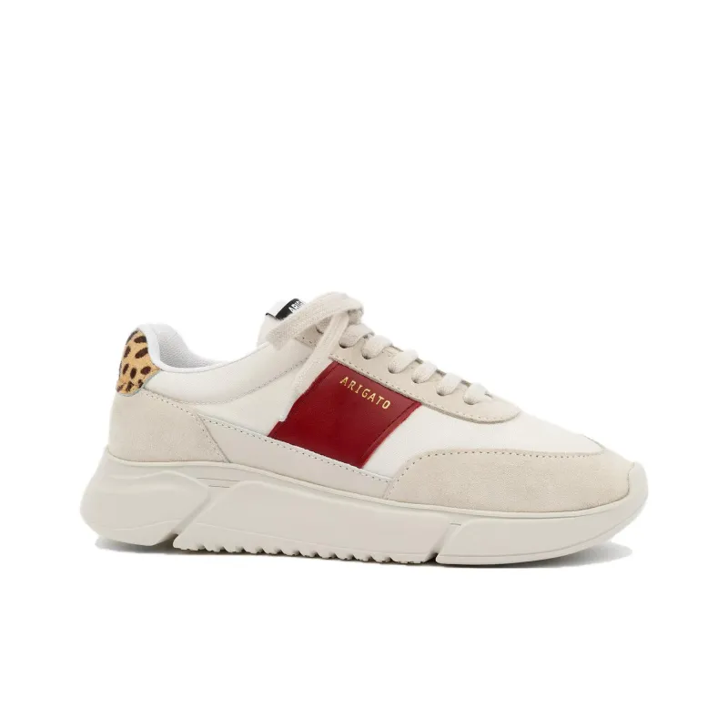 Axel Arigato Genesis Vintage Low Top Casual Shoes Women's Beige Red-2