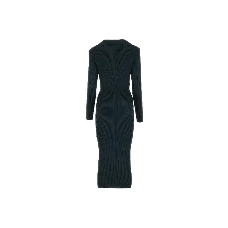 Self portrait Long Sleeved Dresses Women's Green-1