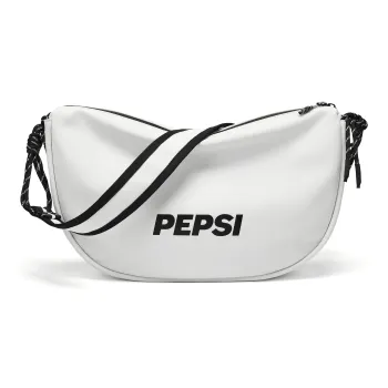 Pepsi PU Dumpling Shoulder Bag Regular Unisex White/Black