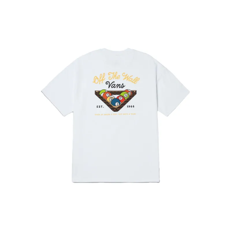 Vans Snooker T Shirts Men White-1