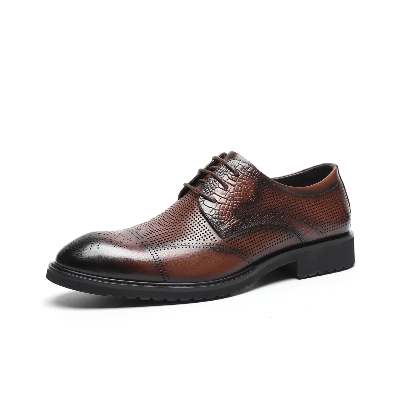 TRUMPPIPE Dress Shoes Men's Light Brown-1