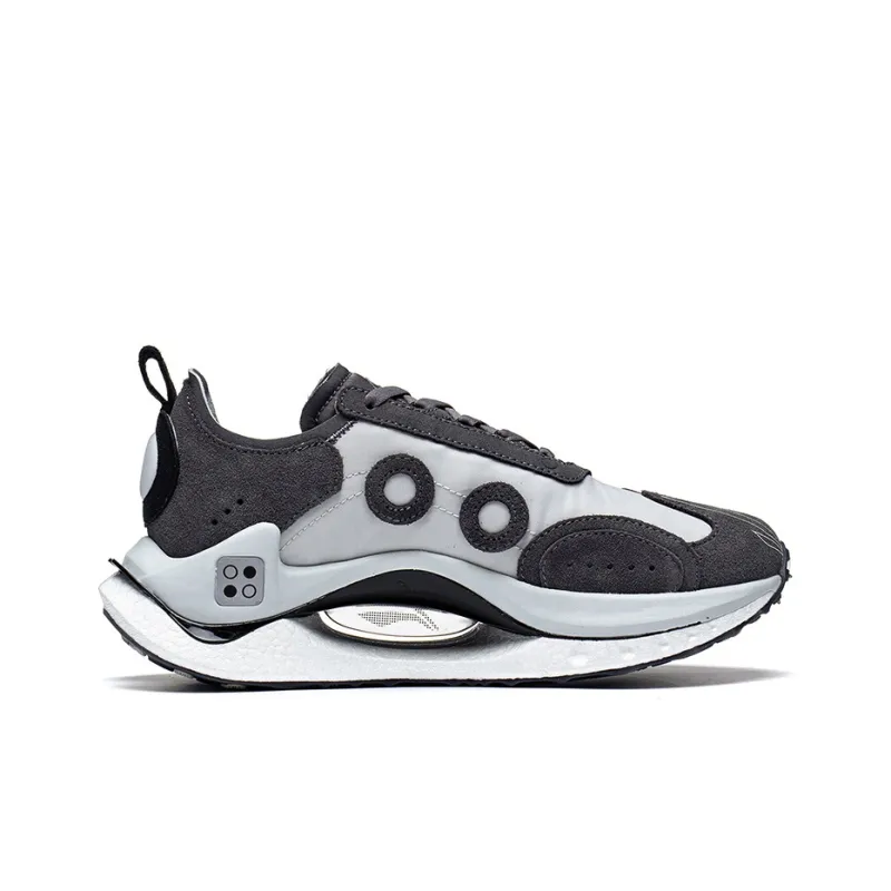 LiNing Jueying CRC Low Top Casual Shoes Men's Smoke Ink Gray-1