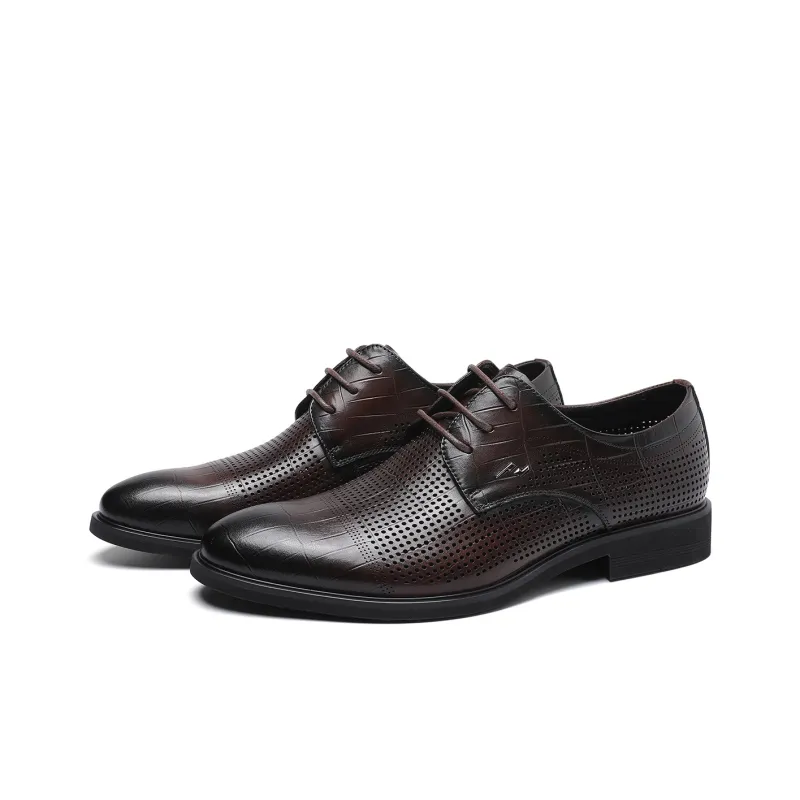 TRUMPPIPE Dress Shoes Men's Light Brown-2