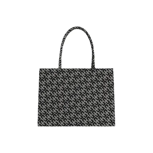 NOMK Canvas Canvas Bag Tote Tote Bag Shopping Bag Commute Bag Crossbody One Shoulder Handbag Large Size Women's Black