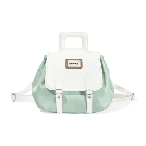 LIVEBOX EN DIRECT Cotton Backpack Trumpets Women's White Blue