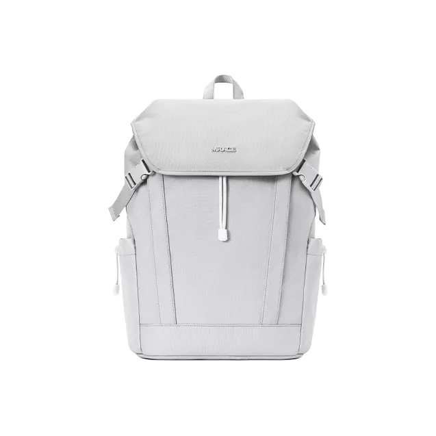 MR.ACE HOMME Polyester Laptop Backpack Regular Unisex Light Purple Gray-4