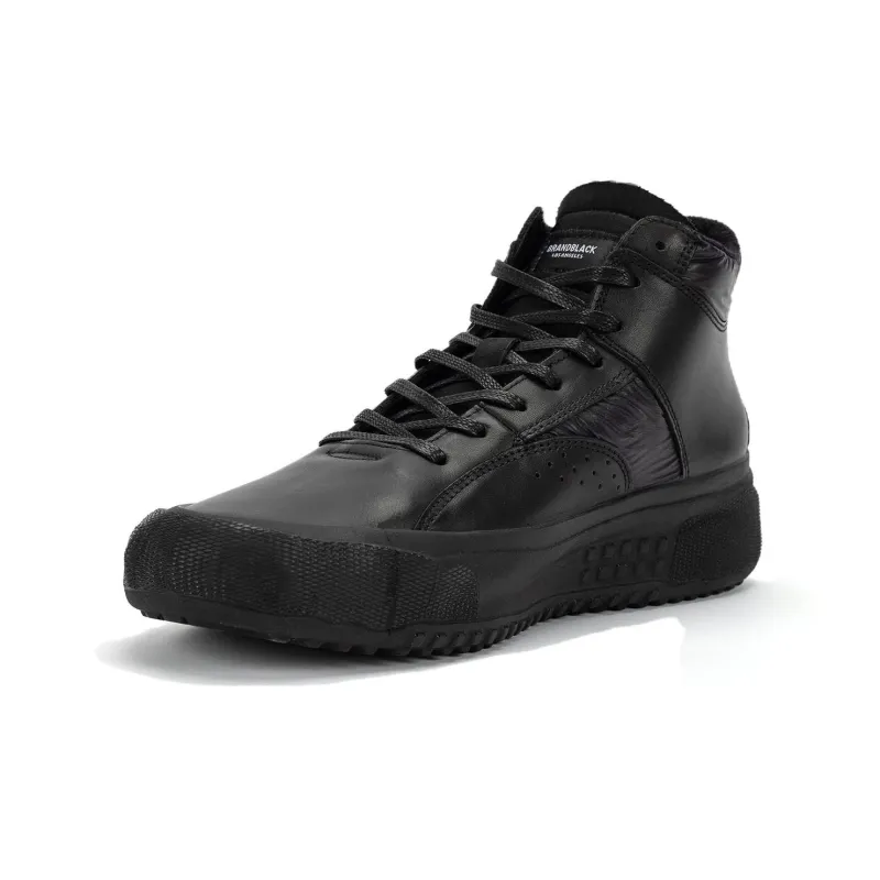 BRANDBLACK Capri Slip-Resistant Mid-Top Casual Shoes Men's Black-2