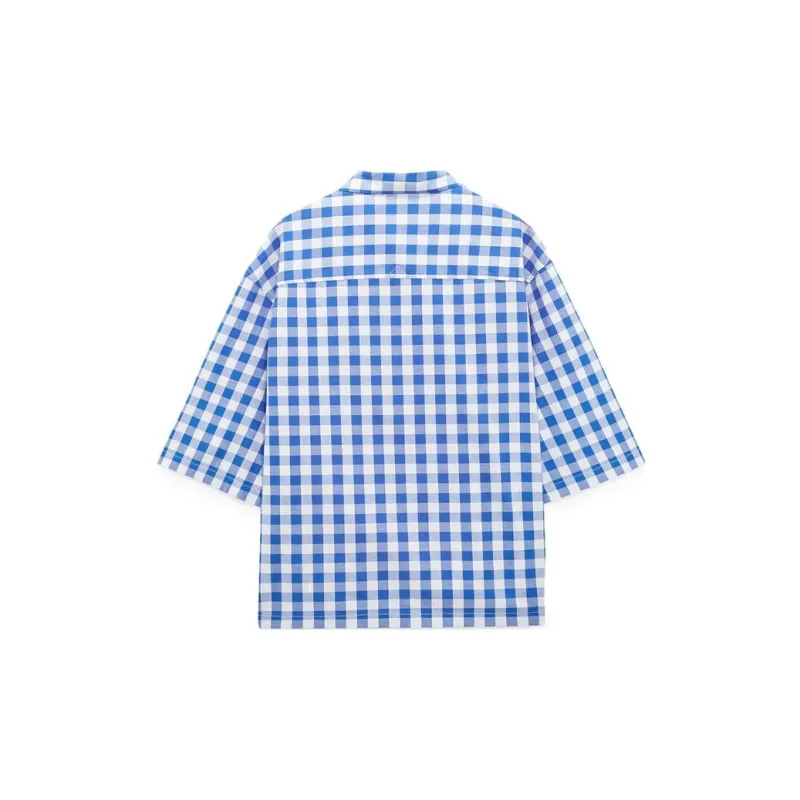 Barbie X ZARA X Barbie Co-brand Shirts Men Blue-1